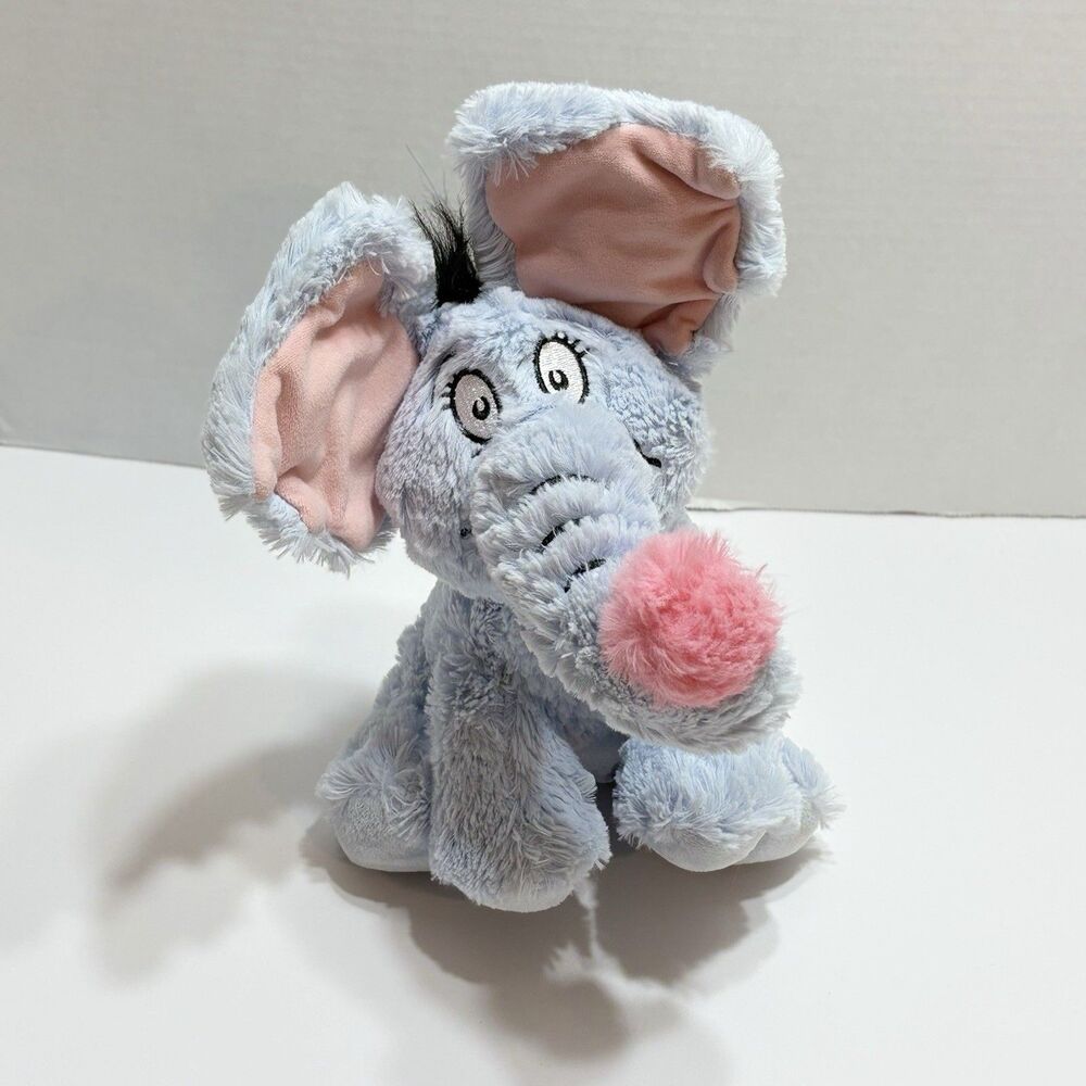 Aurora Dr. Seuss Horton Hears A Who Elephant Plush Stuffed Animal 11"  EUC